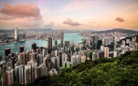 The panorama of Hong Kong.